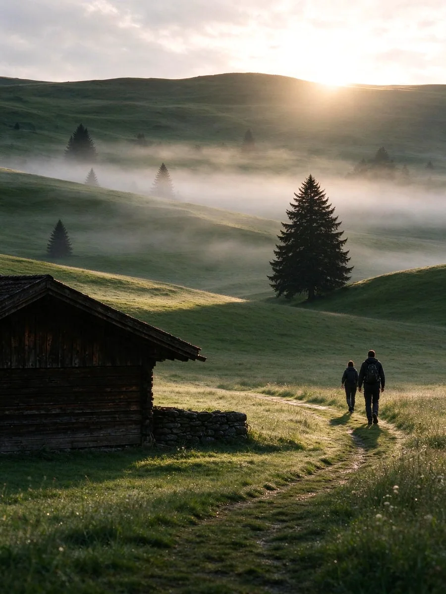 Morgendliche Landschaftsstimmung im Emmental